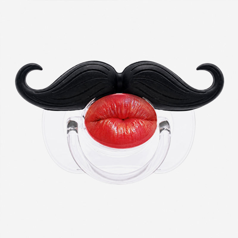 😂Sucette « Moustache » pour bébé — 4 modèles rigolos, avec un pendentif parfait pour les photos