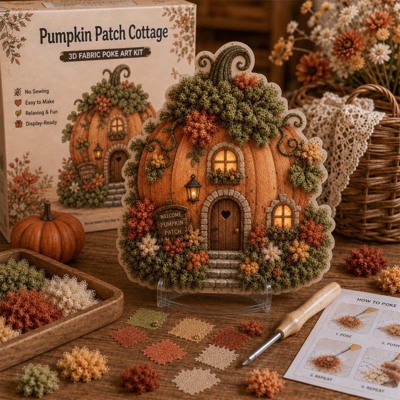 🏡Créez un village de conte de fées tout douillet – Pas besoin de coudre ! ✨