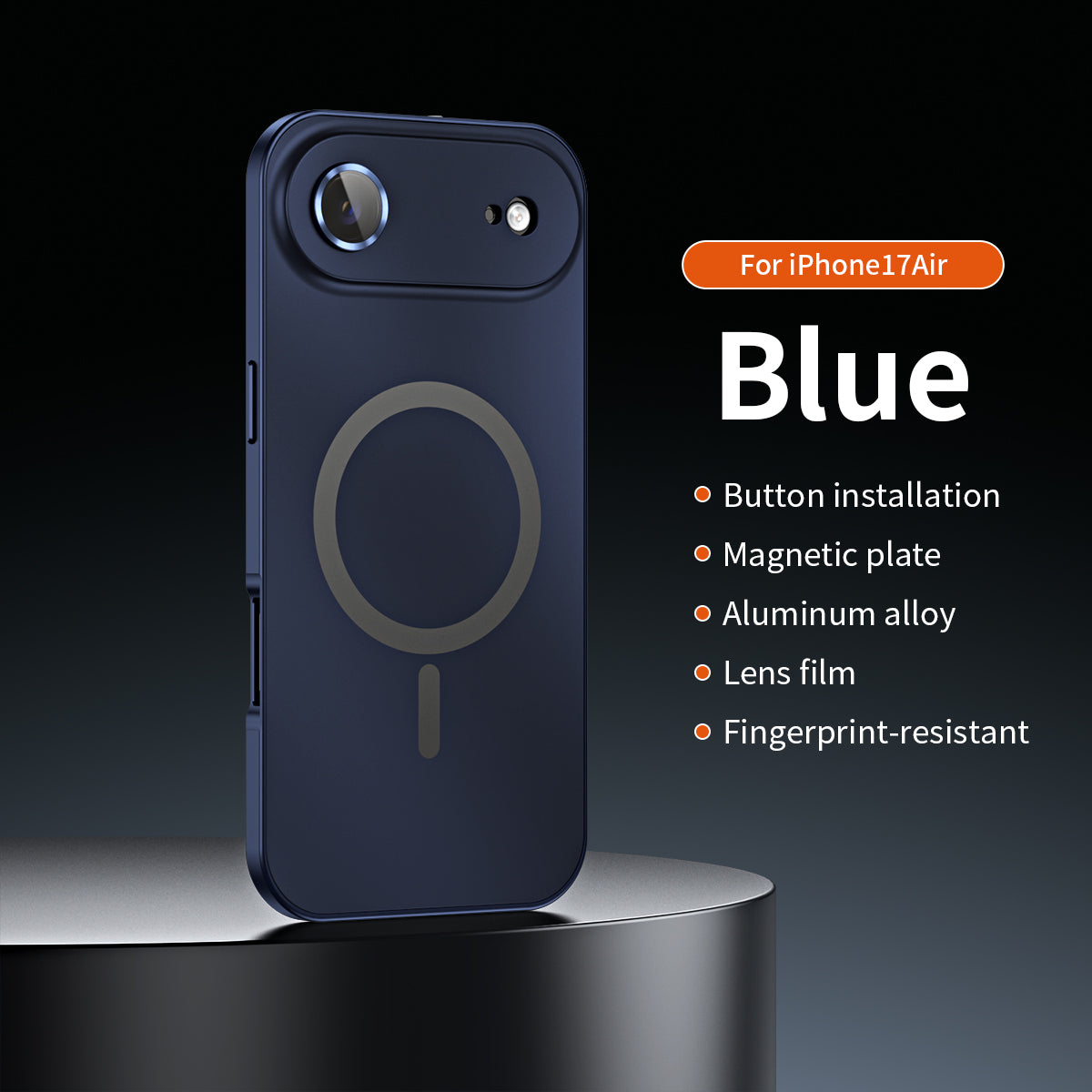 Étui magnétique en métal pour iPhone