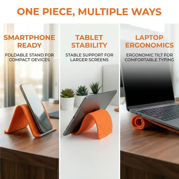 💡 Pliez-le, façonnez-le, emportez-le partout : le support pour téléphone qui vous accompagne partout ! ✈️