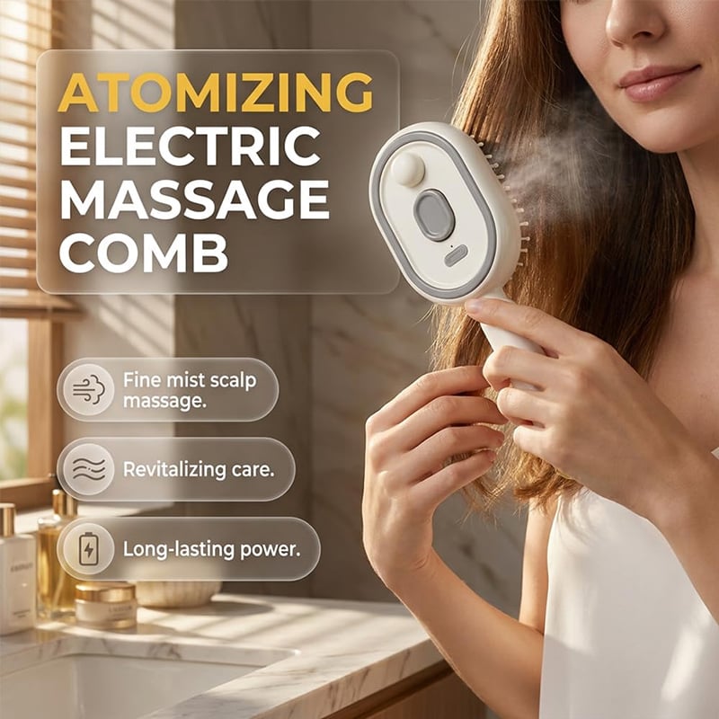 💨 Brosse à cheveux Nano Steam : une hydratation instantanée digne d'un salon de coiffure ! 💇‍♀️