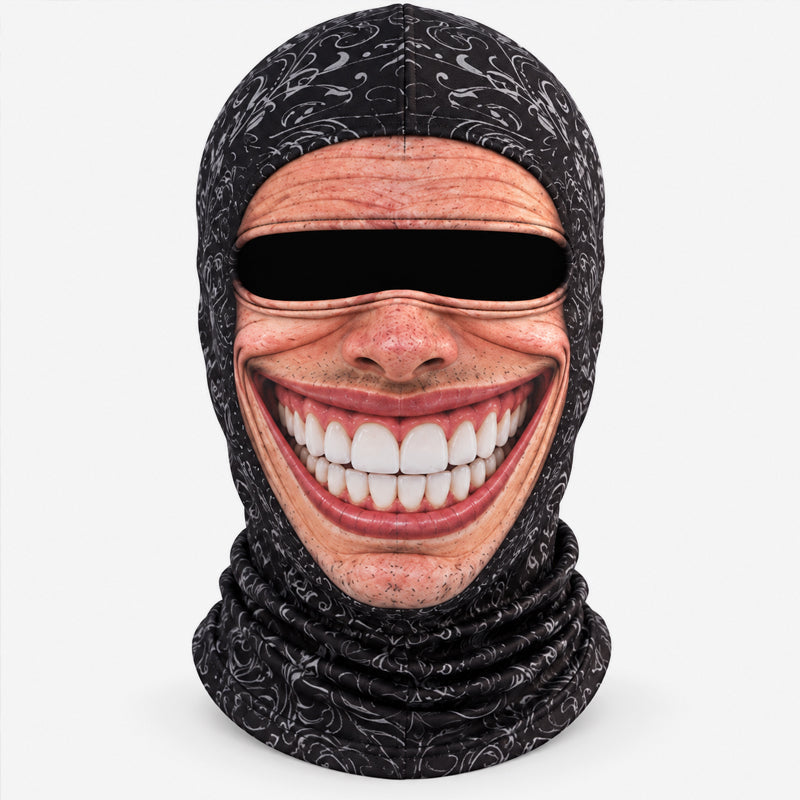 😂🎣 Masque hilarant et très réaliste — Un masque intégral et rigolo, idéal pour le ski, la pêche et la pêche en haute mer