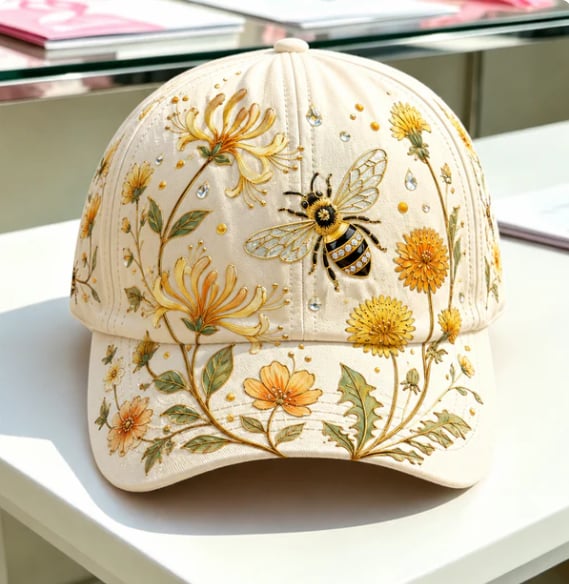 🌸🌿 Casquette de baseball « Garden Morning » : douceur du soleil et confort au quotidien ! ☀️🌱🧢