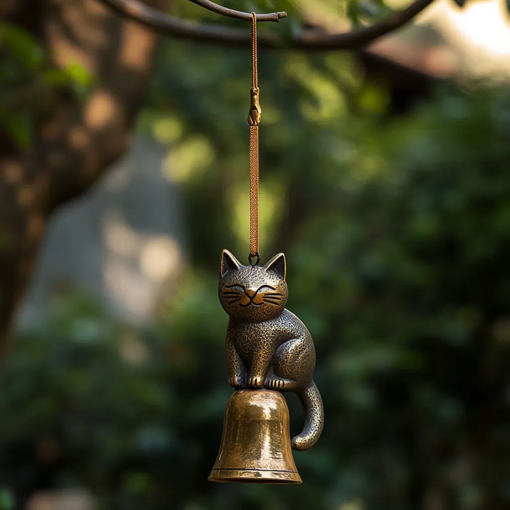 ⏳Offre spéciale : 70 % de réduction🐱Carillon éolien rétro fait main en forme de chat