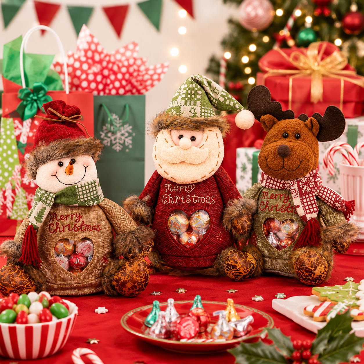 🎄🎅 Remplissez-les de joie de Noël — Collection de sacs-cadeaux festifs