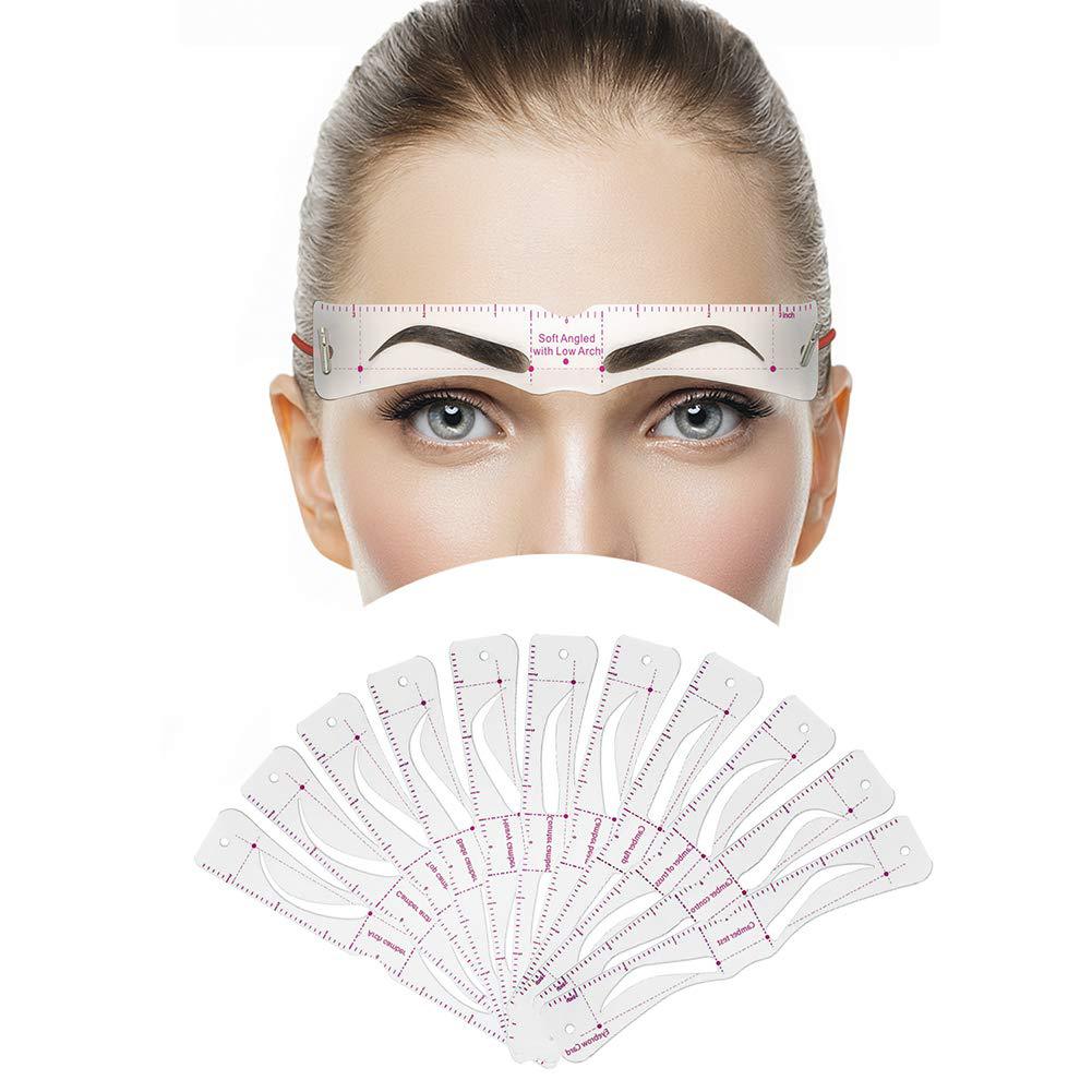 ✨💕 12 formes, un sourcil parfait — Kit de pochoirs à sourcils