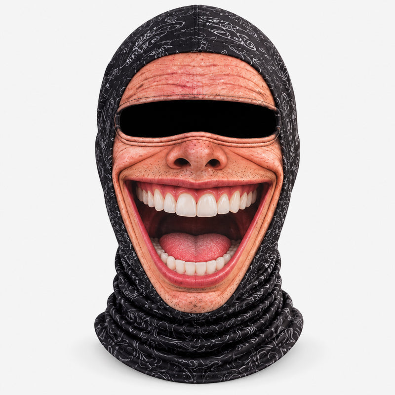 😂🎣 Masque hilarant et très réaliste — Un masque intégral et rigolo, idéal pour le ski, la pêche et la pêche en haute mer