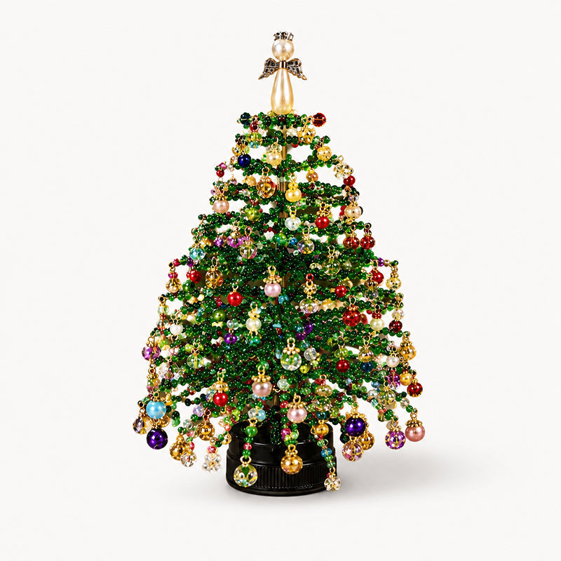🎄✨ Kit de bricolage pour sapin de Noël en perles – 🎅 Créez votre propre décoration de Noël étincelante