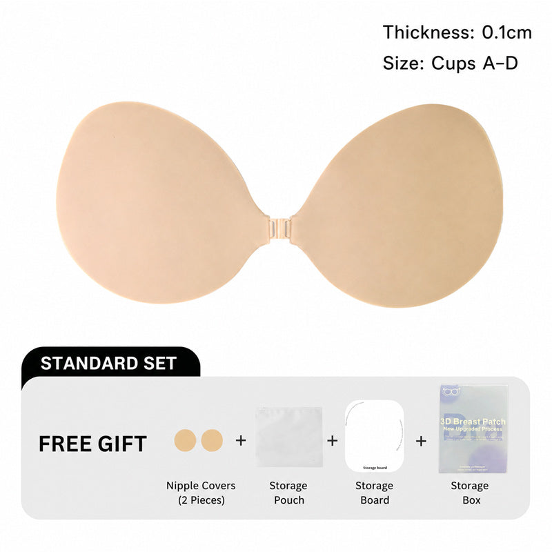 💖 Cache-tétons push-up en silicone 3D : des cache-tétons qui rehaussent la poitrine en toute discrétion ! ✨