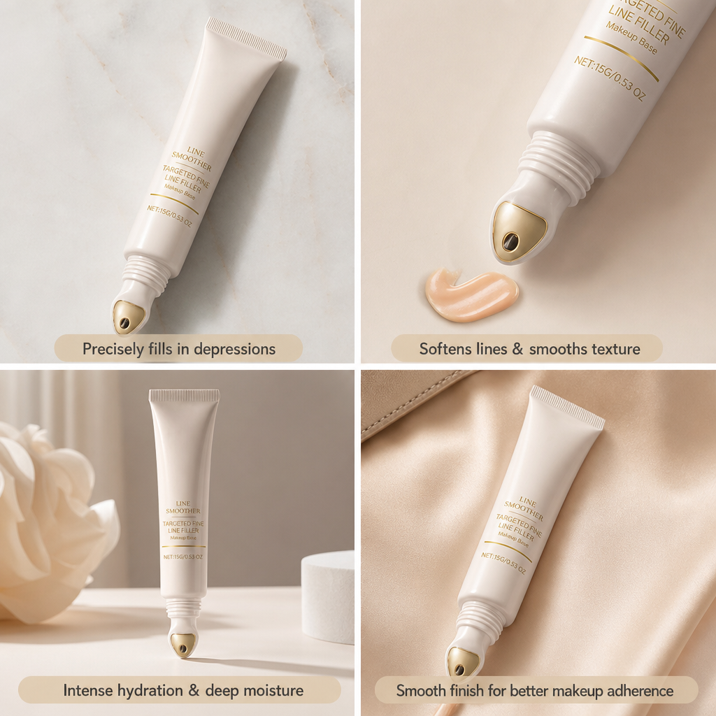 🎨 Estompez instantanément les pores et les marques d'acné ! ✨🎯 Le secret d'un maquillage impeccable pendant 24 heures ! ✨