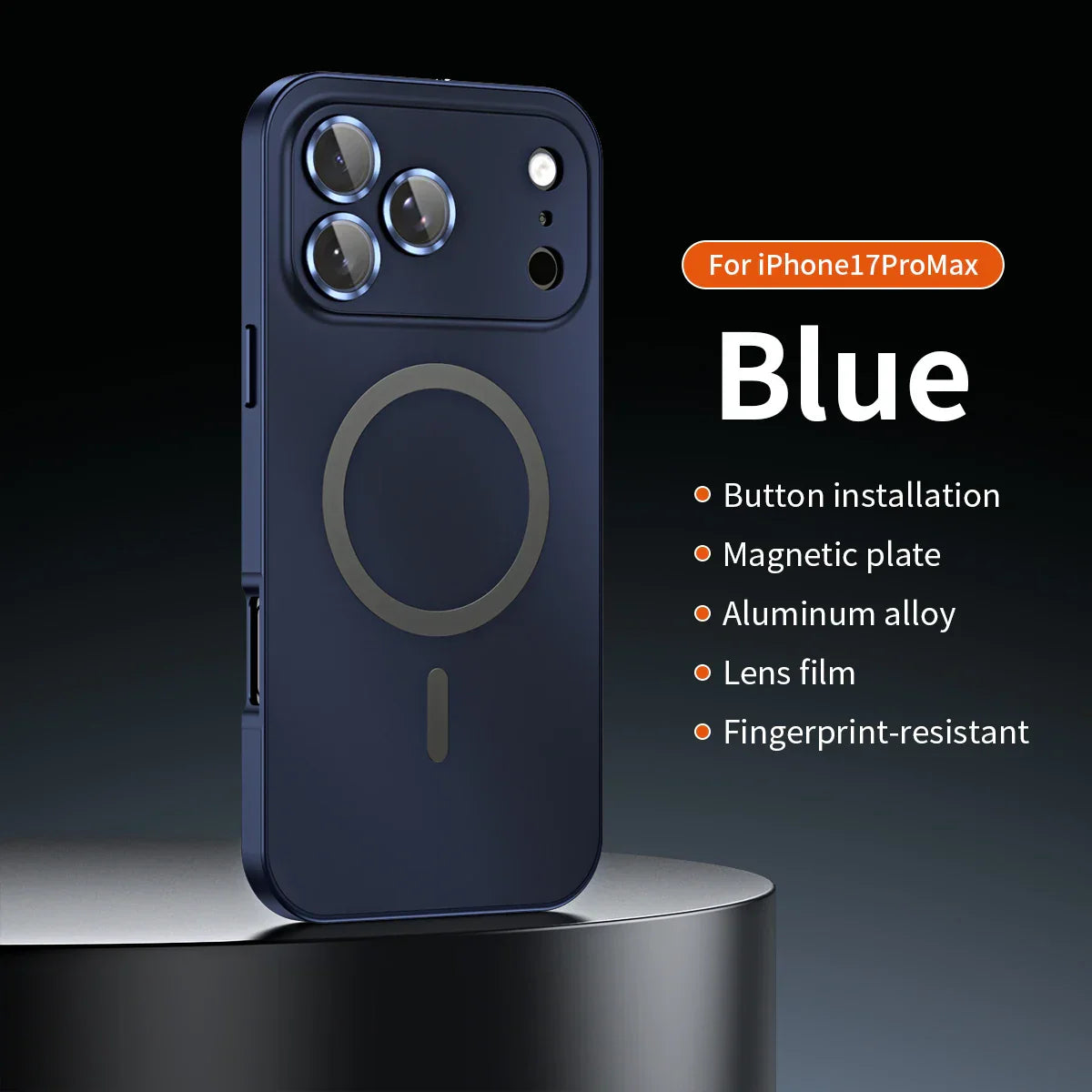 Étui magnétique en métal pour iPhone