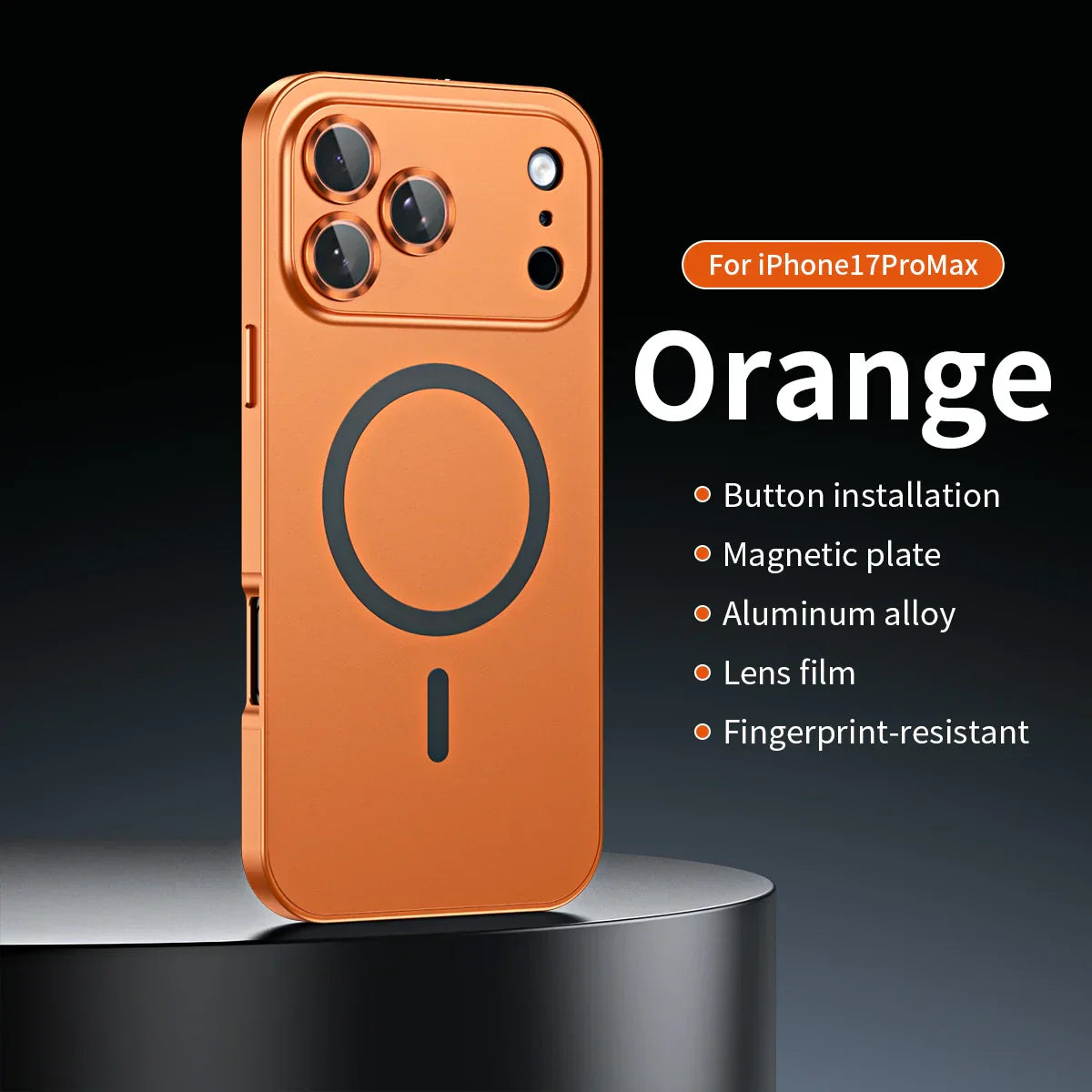 Étui magnétique en métal pour iPhone