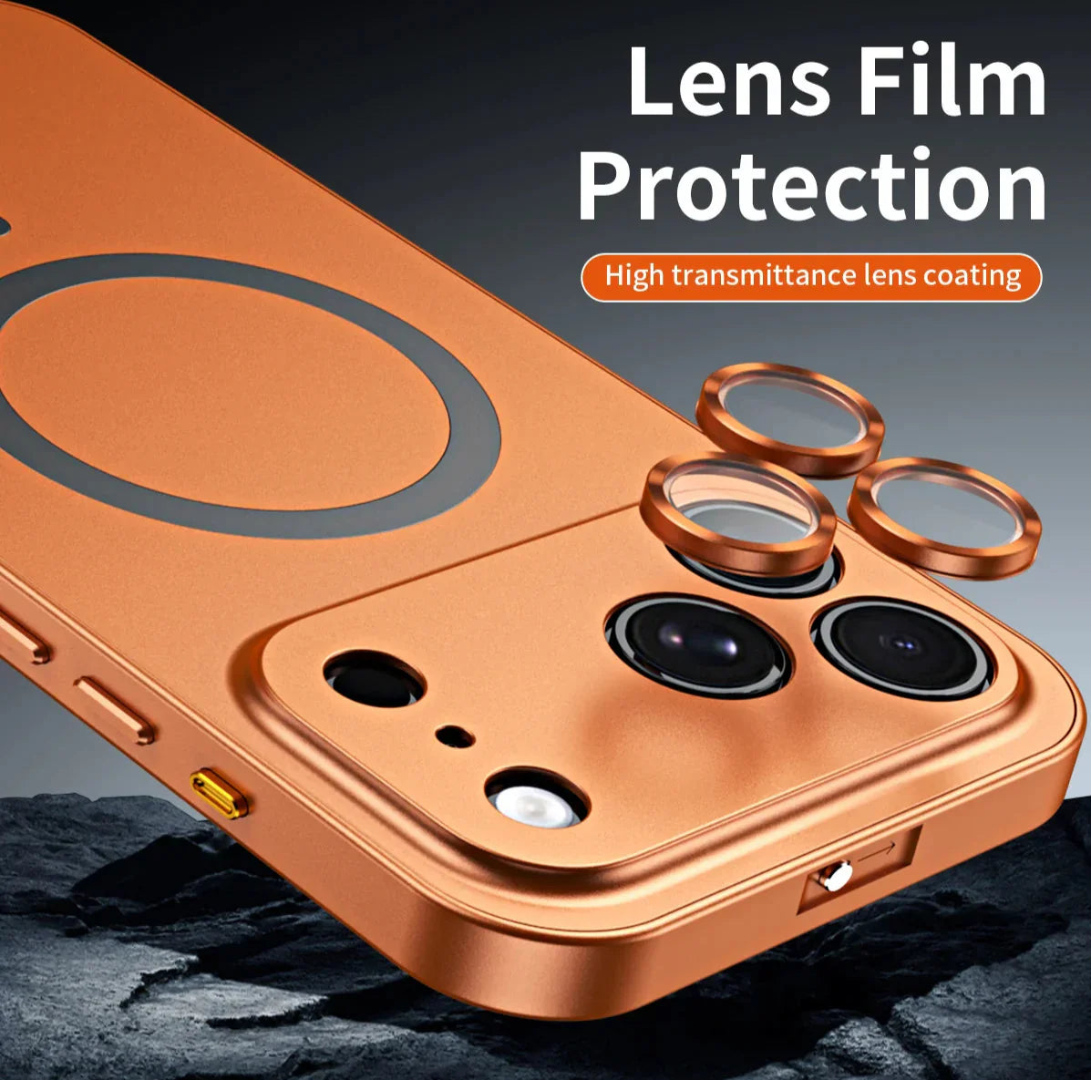 Étui magnétique en métal pour iPhone