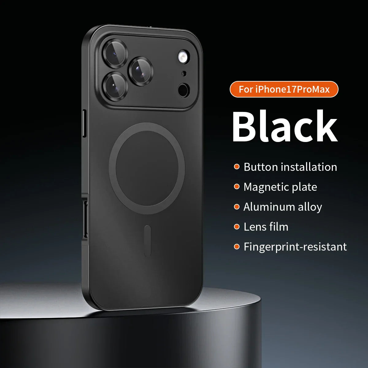 Étui magnétique en métal pour iPhone