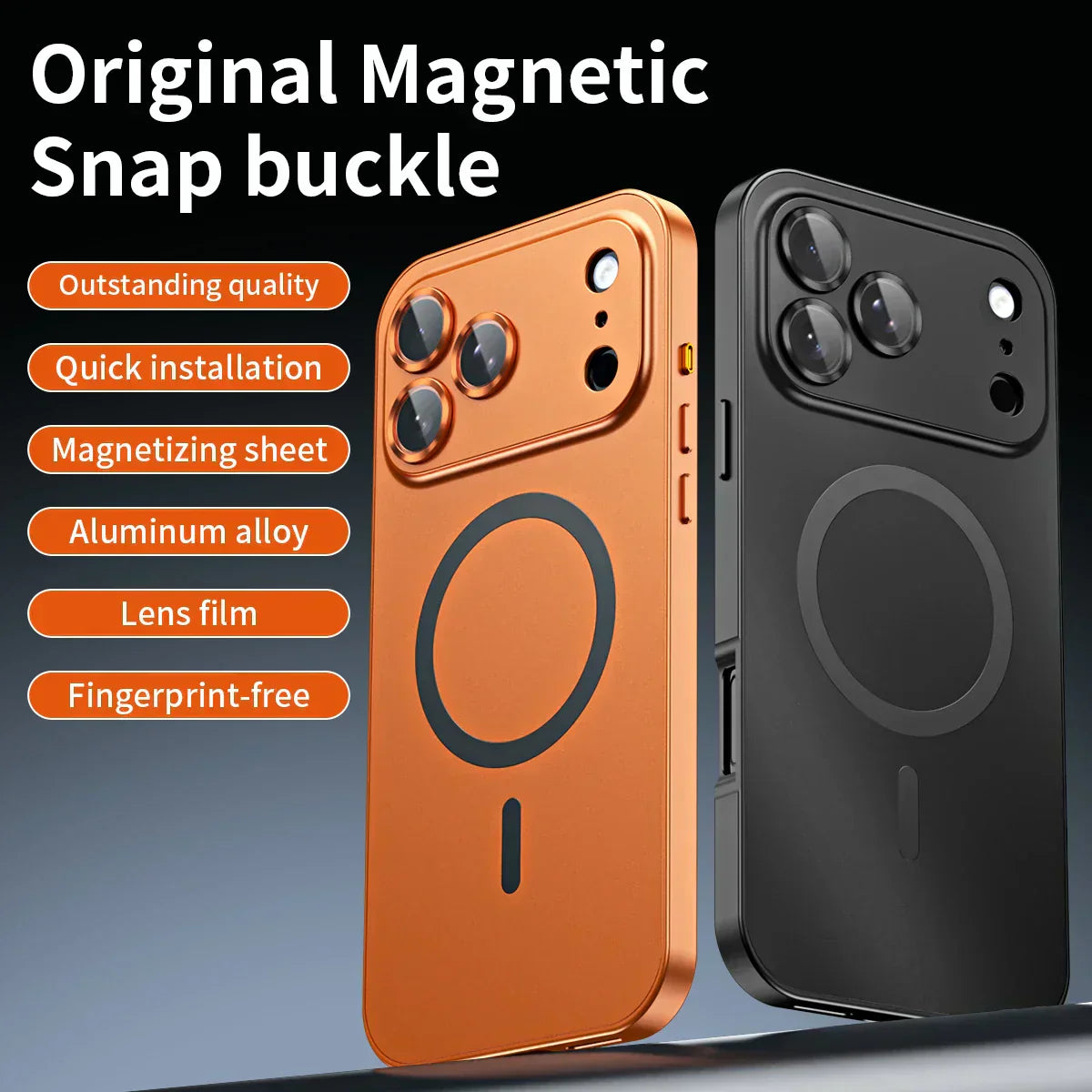 ✨Étui magnétique en métal pour iPhone🔥