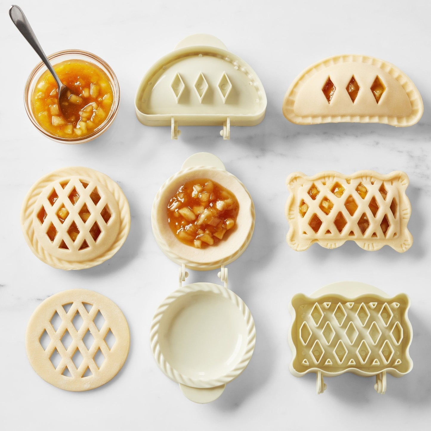 🥧 Lot de moules pour mini-tartelettes de Noël : presse à pâtisserie festive avec bordure festonnée à 360° ! 🎄