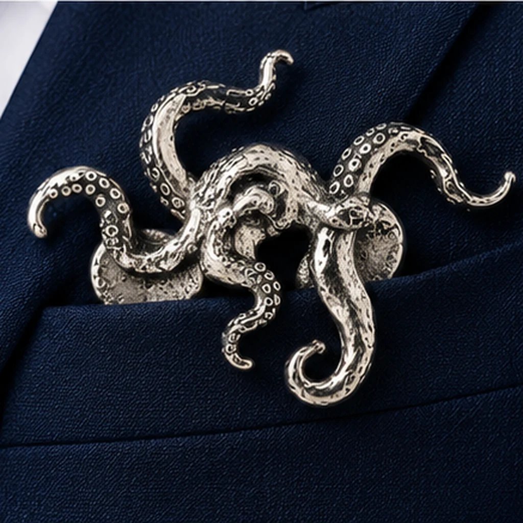 🐊✨ Pochette en métal représentant un animal sculpté