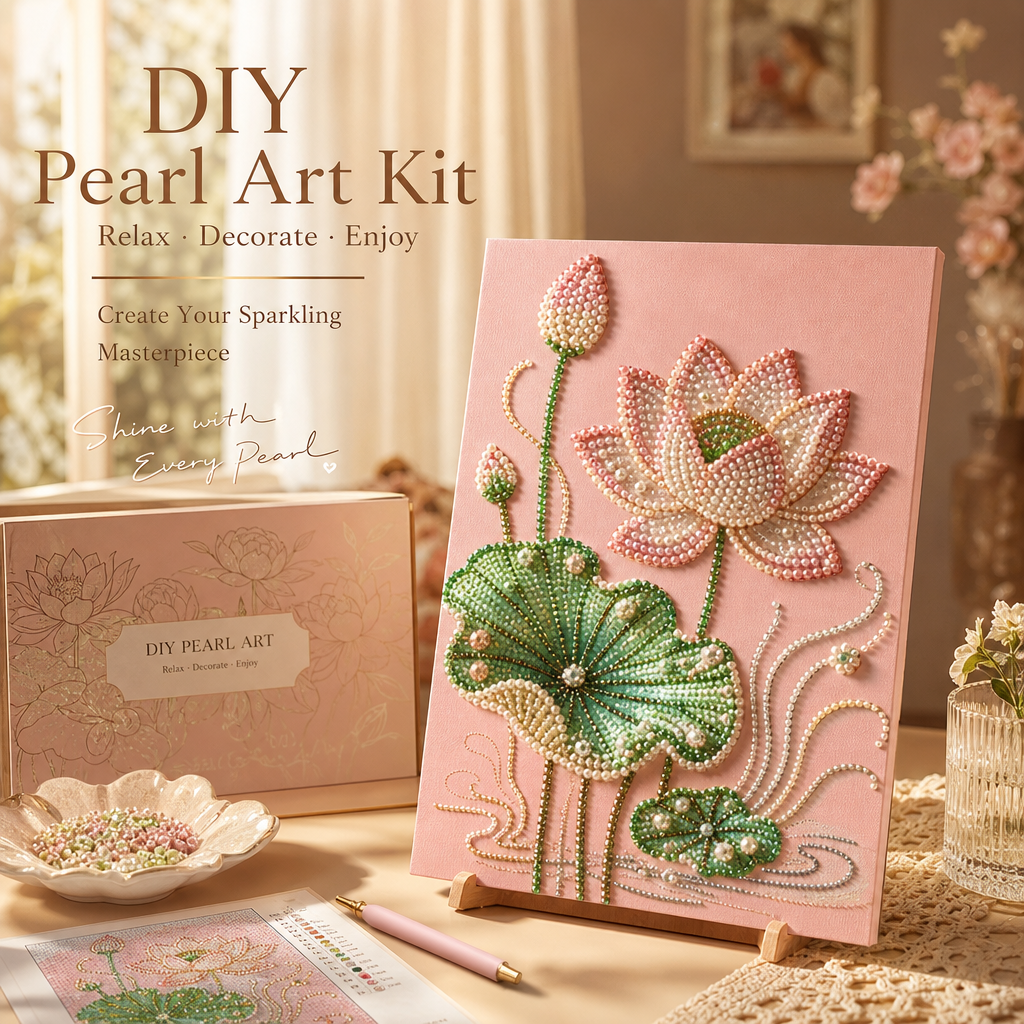 🎨Éloignez-vous du bruit. Laissez libre cours à votre imagination ✨ Kit de bricolage « Pearl Art »