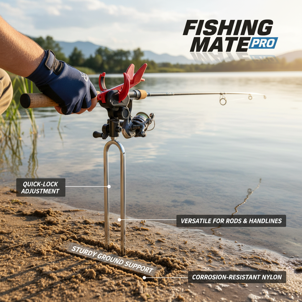 🔧 Fini les oscillations, fini les glissements : votre canne reste bien en place jusqu'à ce que vous soyez prêt à combattre ! 🎣💪