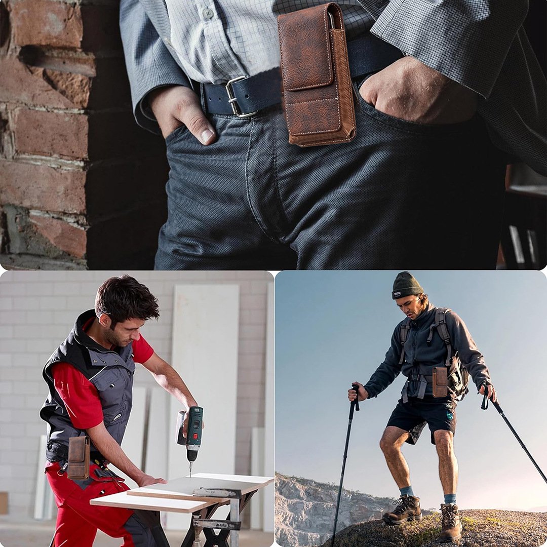 🛡️Étui de téléphone robuste à fixer à la ceinture, avec fermeture magnétique silencieuse ! 📱