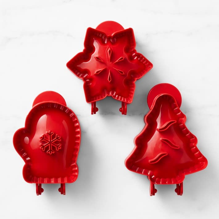 🥧 Lot de moules pour mini-tartelettes de Noël : presse à pâtisserie festive avec bordure festonnée à 360° ! 🎄