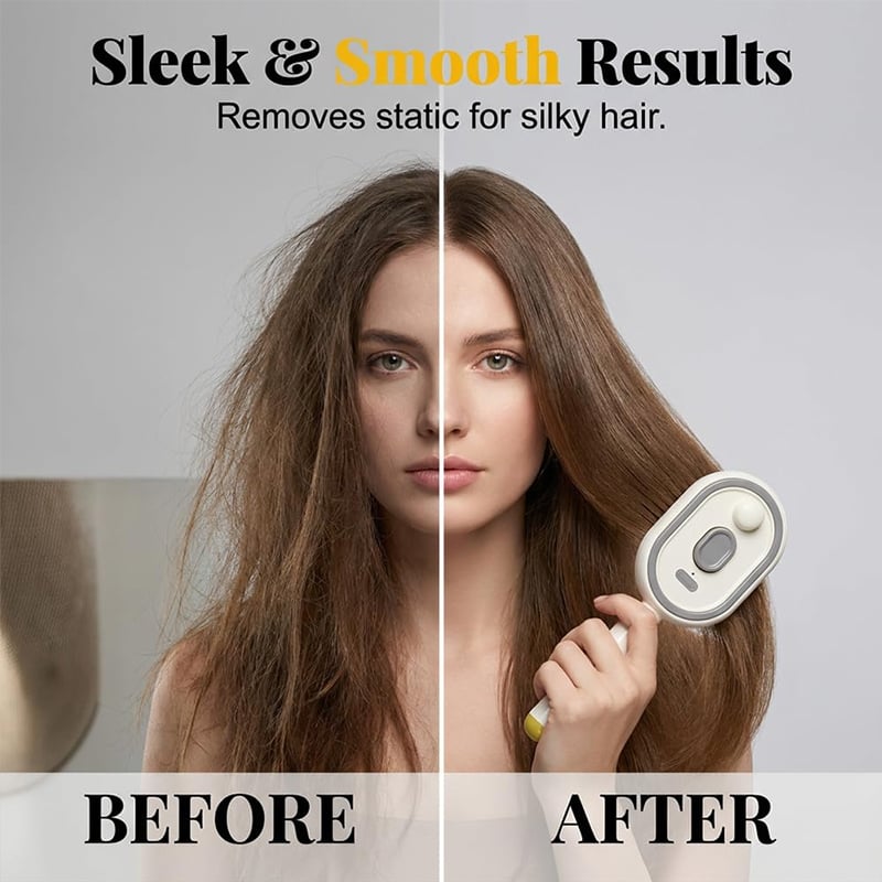 💨 Brosse à cheveux Nano Steam : une hydratation instantanée digne d'un salon de coiffure ! 💇‍♀️