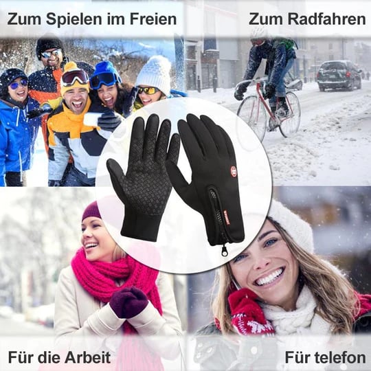 🔥Soldes exceptionnels 50 % de réduction🎉Gants d'hiver unisexes imperméables à écran tactil