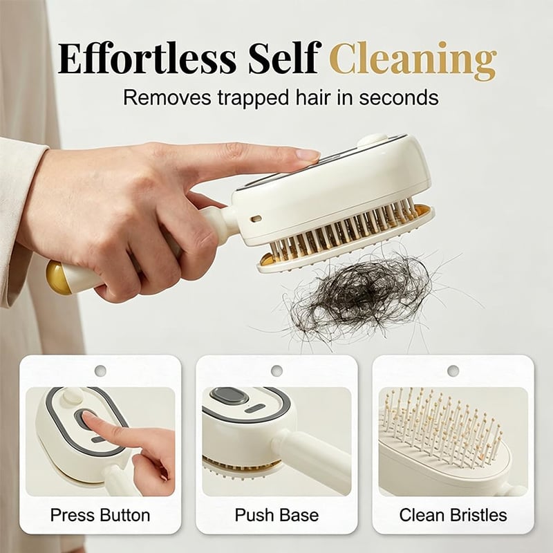 💨 Brosse à cheveux Nano Steam : une hydratation instantanée digne d'un salon de coiffure ! 💇‍♀️