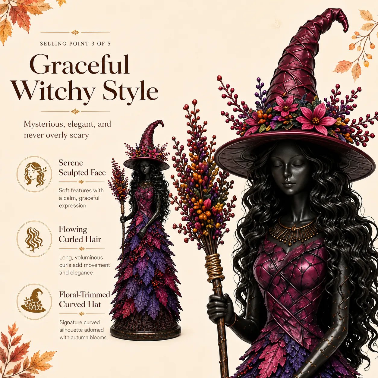 🧙‍♀️Apportez une touche de magie automnale et fantaisiste à votre intérieur ! 🍂