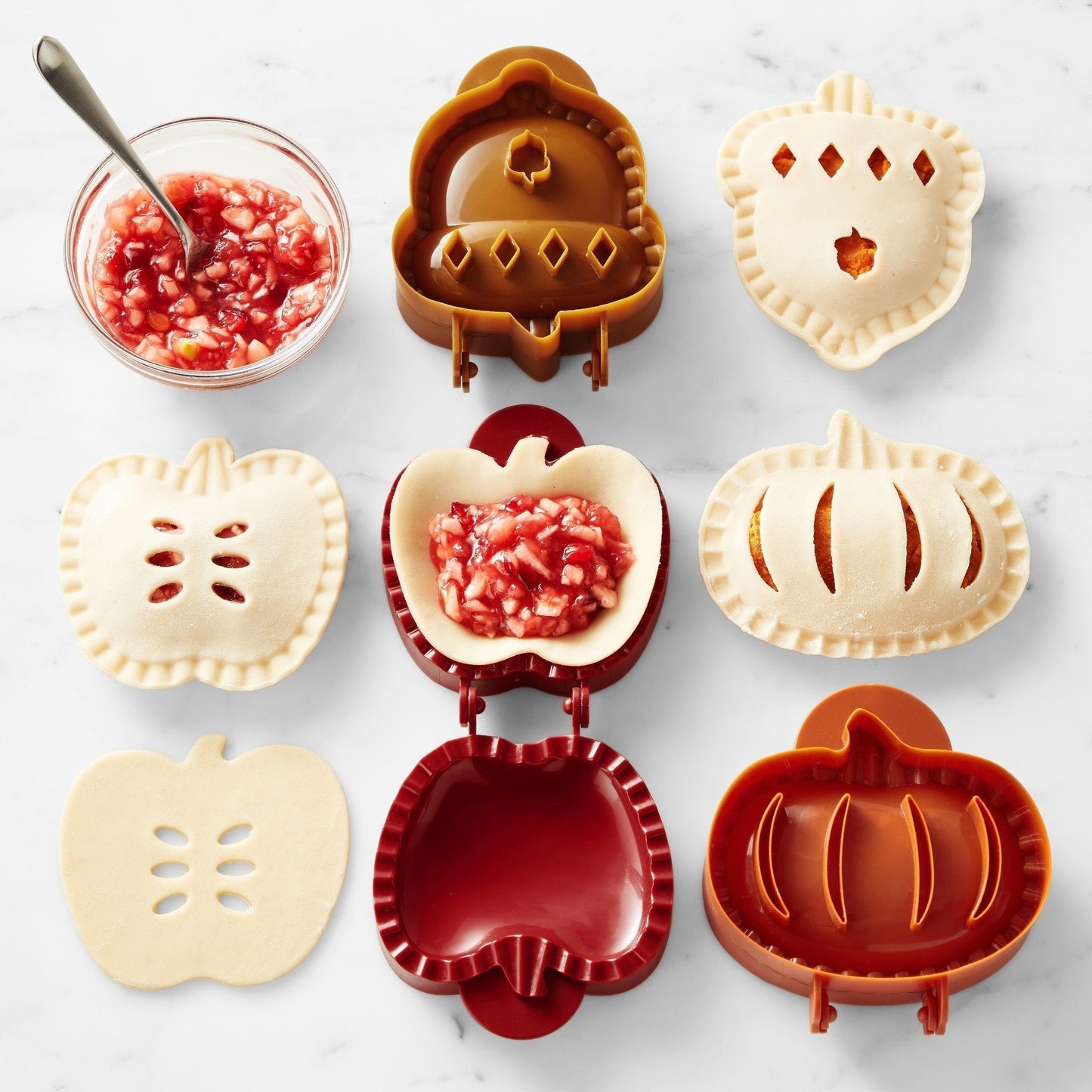 🥧 Lot de moules pour mini-tartelettes de Noël : presse à pâtisserie festive avec bordure festonnée à 360° ! 🎄