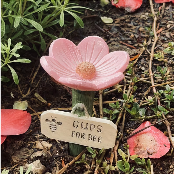 🌸Abreuvoir à abeilles en céramique en forme de fleur🐝