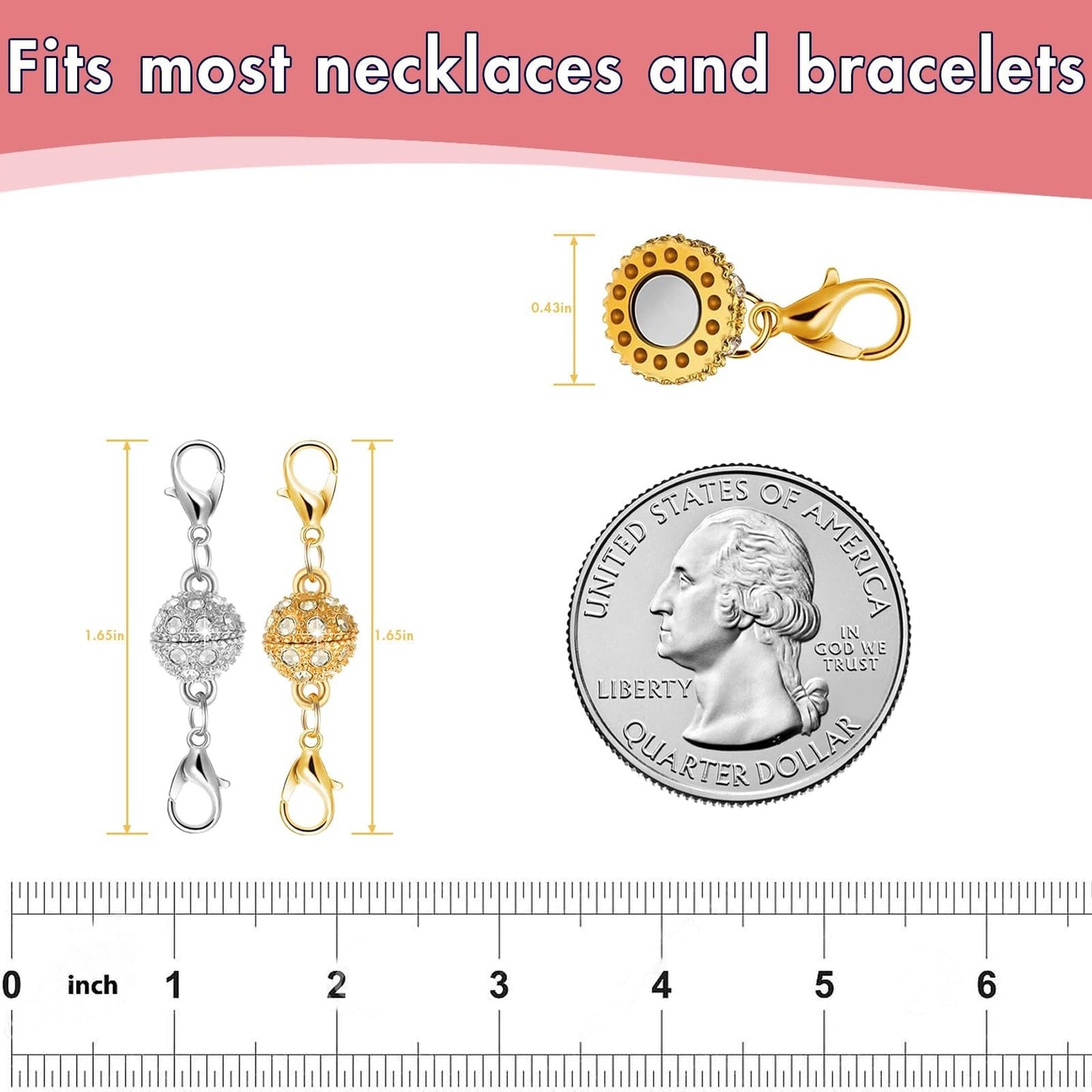 🔥Fermoirs magnétiques pour colliers