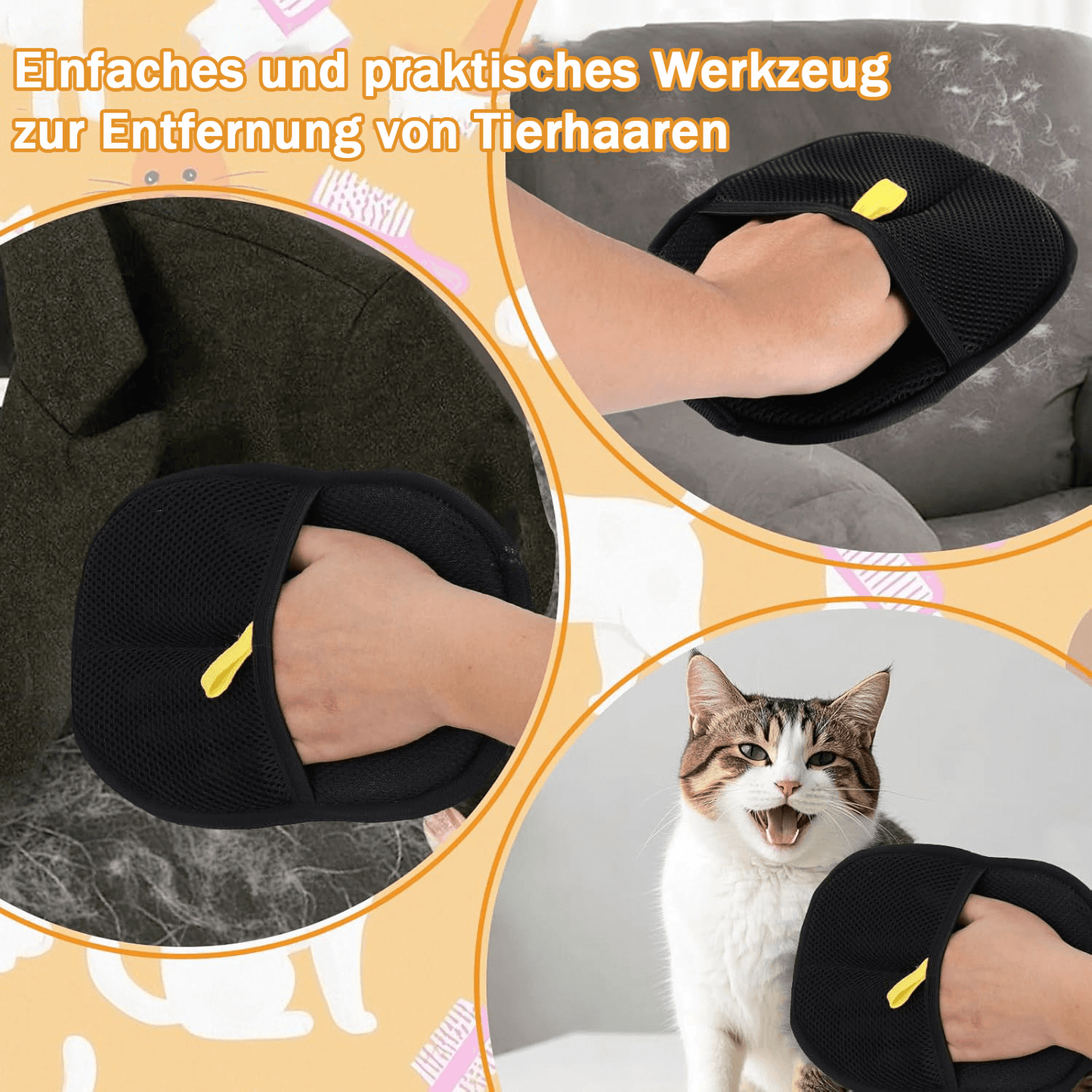 🔥Dernier jour 49% de réduction🔥Gants d'épilation pour animaux