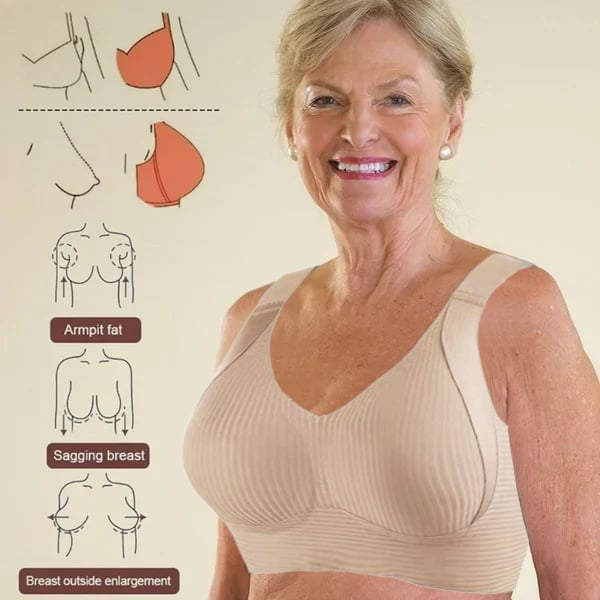 🎁✨Ensemble 3 pièces récemment amélioré🔥 Soutien-gorge push-up sans armatures ultra-soutenant👍 Dites adieu aux seins tombants