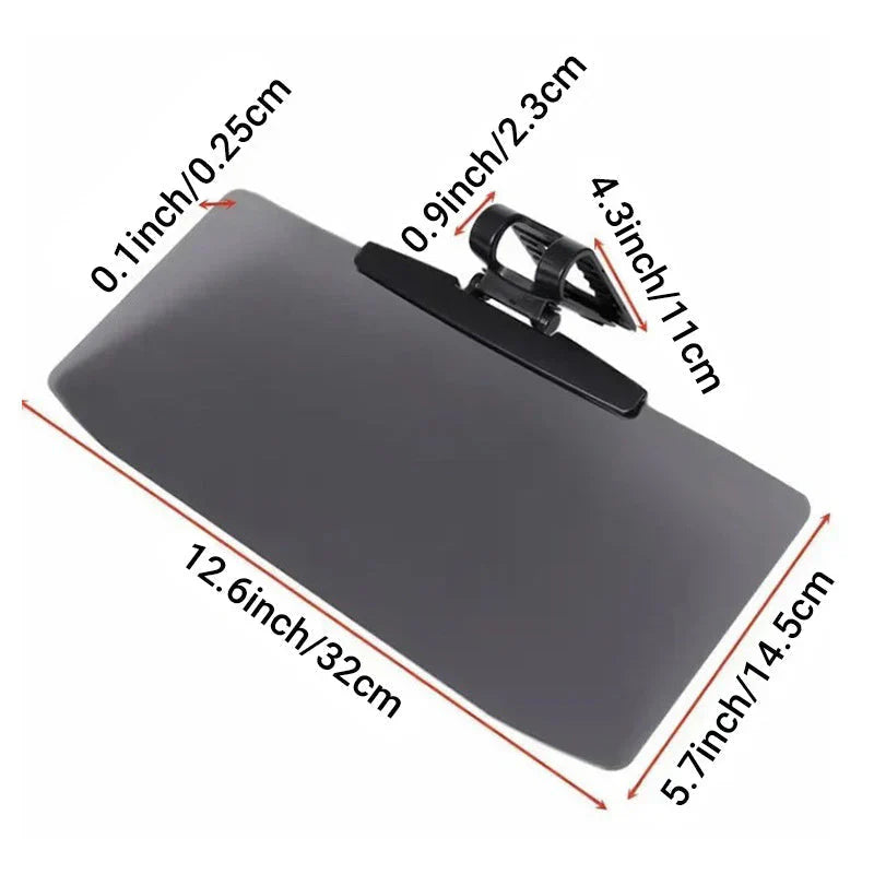 🚗Pare-soleil anti-éblouissement 2 en 1 pour voiture ✨ Protection pour la conduite de jour comme de nuit 🚗