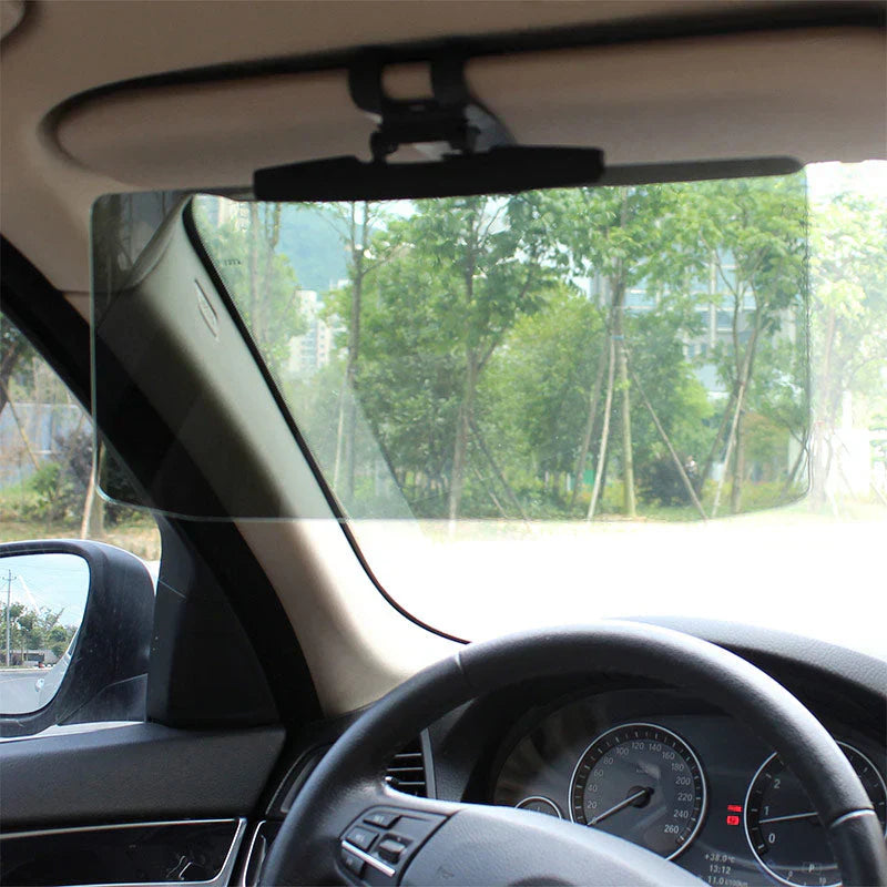 🚗Pare-soleil anti-éblouissement 2 en 1 pour voiture ✨ Protection pour la conduite de jour comme de nuit 🚗