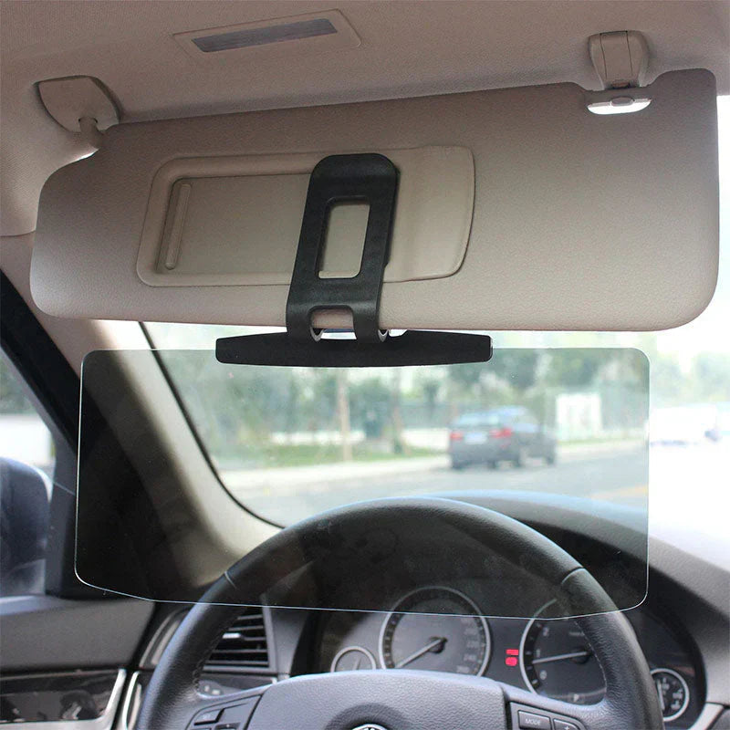 🚗Pare-soleil anti-éblouissement 2 en 1 pour voiture ✨ Protection pour la conduite de jour comme de nuit 🚗