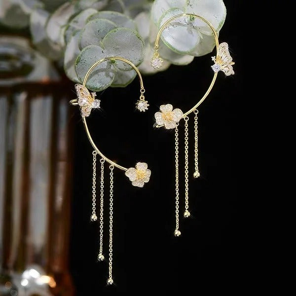 ✨🦋 Zirkonia oorbellen met vlinderpo💖✨