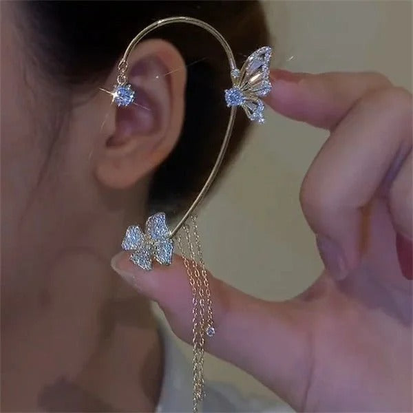 ✨🦋 Zirkonia oorbellen met vlinderpo💖✨