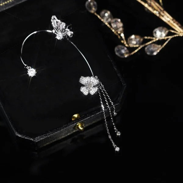 ✨🦋 Zirkonia oorbellen met vlinderpo💖✨