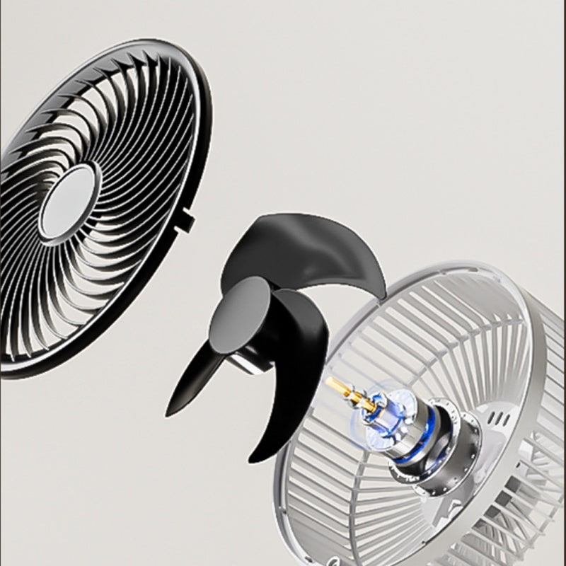 🔥Ventilateur de plancher d'écoulement d'air silencieux à économie d'énergie alimenté par USB🍃