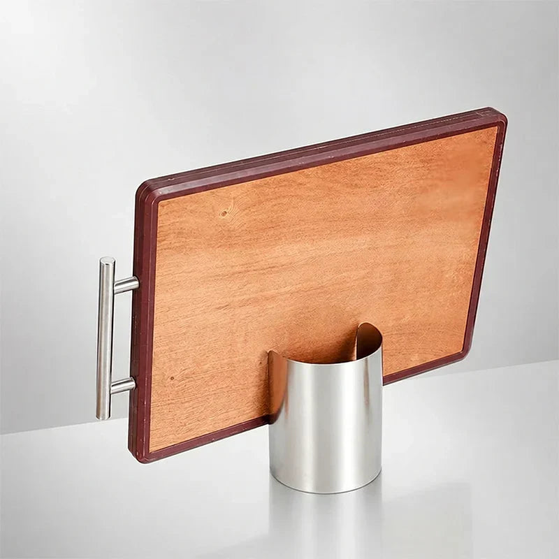 🍳 Kitchen Tidy Dock — Range-couvercles et ustensiles en acier inoxydable
