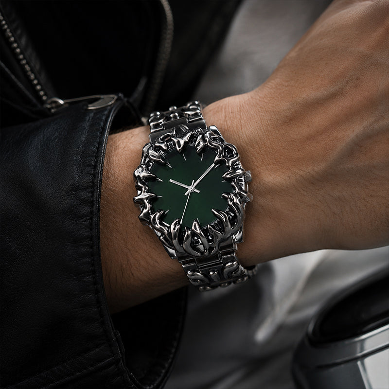 ⌚ 50 % DE RÉDUCTION POUR UNE DURÉE LIMITÉE ! ✨🦖 Montre créative en quartz en forme de griffe 🌋