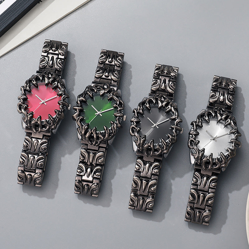 ⌚ 50 % DE RÉDUCTION POUR UNE DURÉE LIMITÉE ! ✨🦖 Montre créative en quartz en forme de griffe 🌋